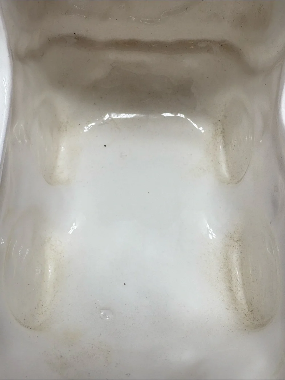 Glossy Ceramic Baby Carriage Planter in White with Pink, Blue & Yellow Accents